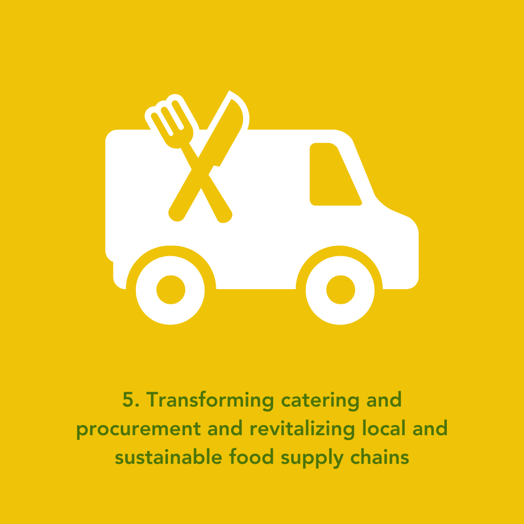 Transforming catering and procurement and revitalising local and sustainable food supply chains